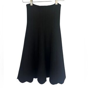 Mona B Black Ribbed Knit Sweater Dress – Size S/M